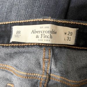 Abercrombie & Fitch blue skinny jeans 8r 29/31